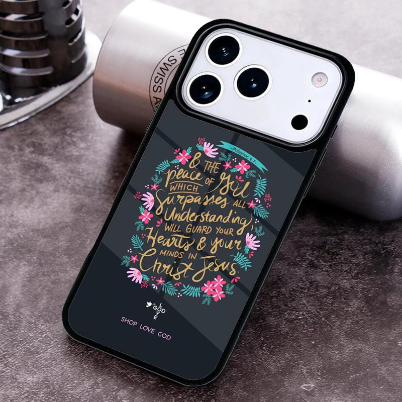Jesus Love God Phone Case for iPhone 17 16 15 Pro Max Air 14 13 12 11 Plus Shockproof Cover