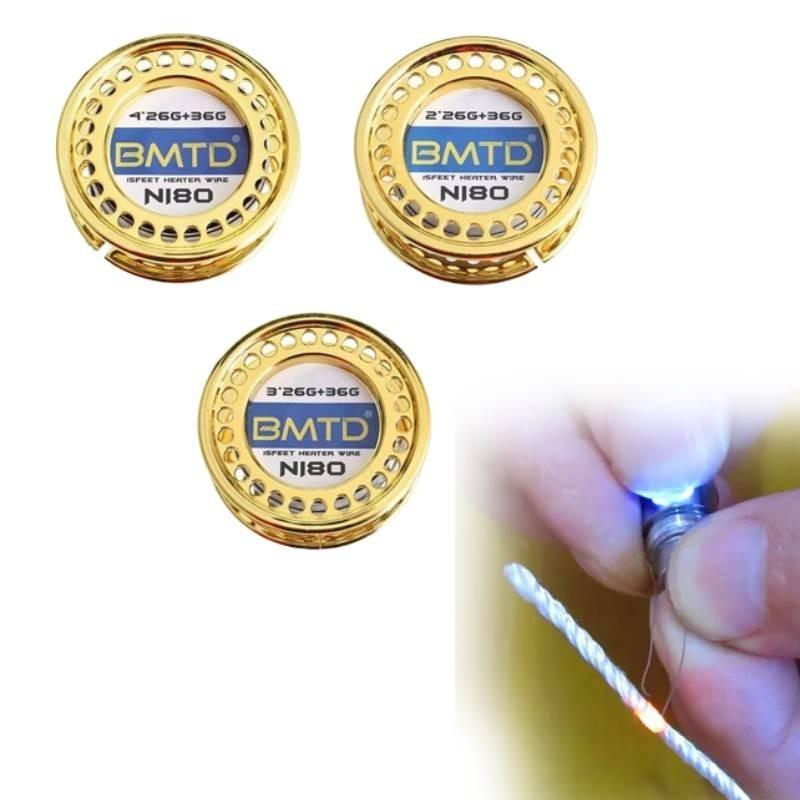 High-quality Ni80 Clapton Heating Wire Dual Tri Quad Core 5 Meter Spool For Vaping Enthusiasts