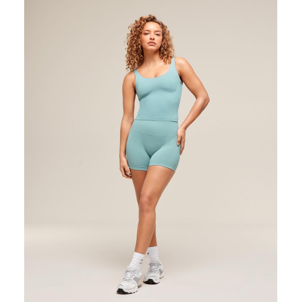 Gymshark Maiou cu raft Soft Sculpt Albastru B3b9b Udbb