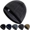 New Style Unisex Winter Hats Cap Plush Fur Lined Warm Streetwear Beanies For Men Woman Casual Winter Skiing Cap Knitted Hats