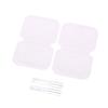 1/12 Dollhouse Clear Disposable Chopsticks Lunch Box Collection Dollhouse Mini Tableware Model Accessories DIY Doll Kitchen Scene Decor