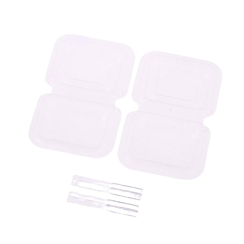 1/12 Dollhouse Clear Disposable Chopsticks Lunch Box Collection Dollhouse Mini Tableware Model Accessories DIY Doll Kitchen Scene Decor