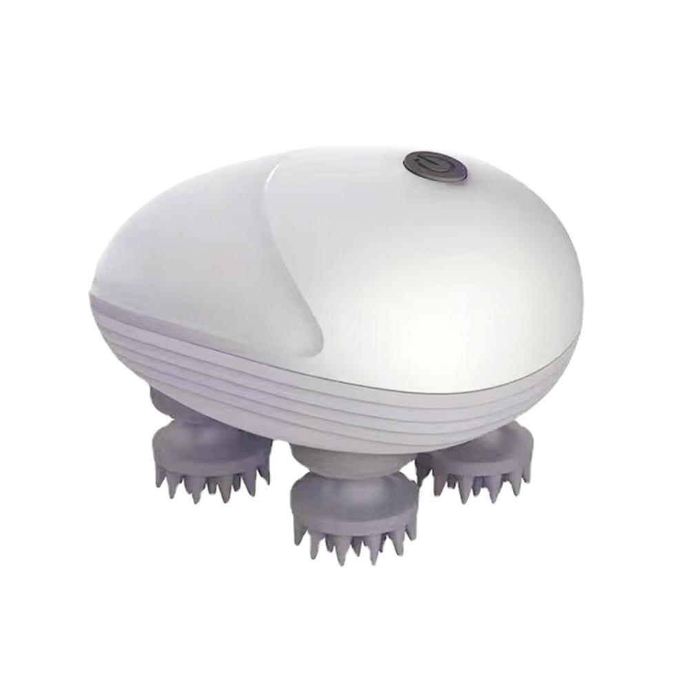 

Head Scalp Massage Device Multifunctional Body Head Scalp Massager Relieve Stress USB Rechargeable Kneading Nodes for Scalp Body белый