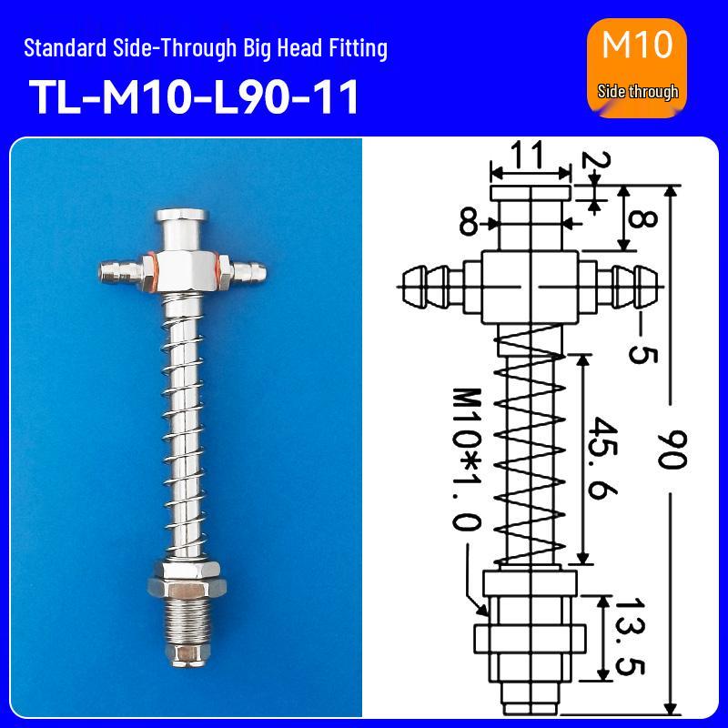 Pneumatic Injection Molding Machine Part: Side Air Intake Suction Cup Holder, M12/M10 Vacuum Cup Bracket