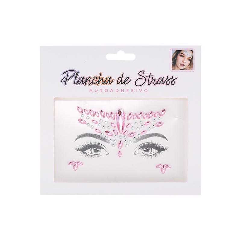 Waterproof Long-lasting Unisex Diamond Forehead Sticker for Halloween & Festivals