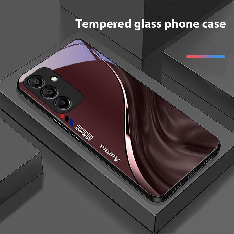 Wzór przepływu wody do Samsung Galaxy A15 5G 54 4G 51 50 24 35 90 71 12 51 53 52S 80 22 34 Czarne Szkło Hartowane Etui na Telefon