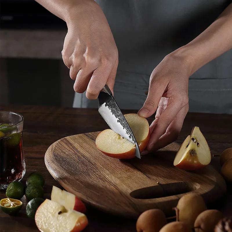 9cr18mov Stainless Steel Kitchen Knives Boning Knife Meat Cleaver Utility Knife Fruit Vegetables Cutter Tool