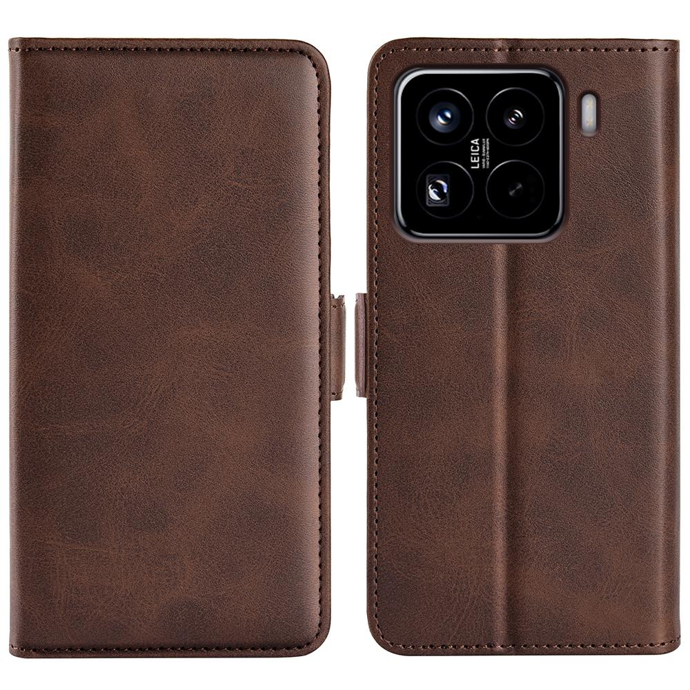 For Xiaomi 15 Pro Stand Case Calf Texture Leather Wallet Phone Cover