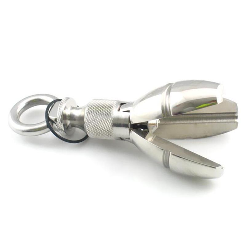 Zámek anální zátky z nerezové oceli Otočit Otevřený Expension Cudnost pro zábrany Slave Ass Hole