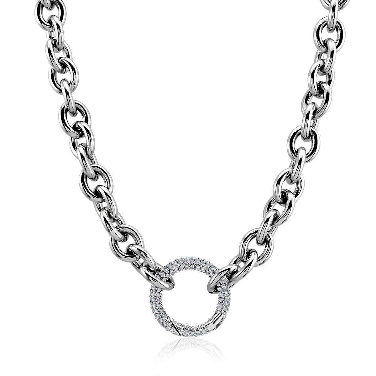 

Women s Modern Minimalist Gold Plated Stainless Steel Choker Chain Necklace Trendy Geometric Style for Party срібний