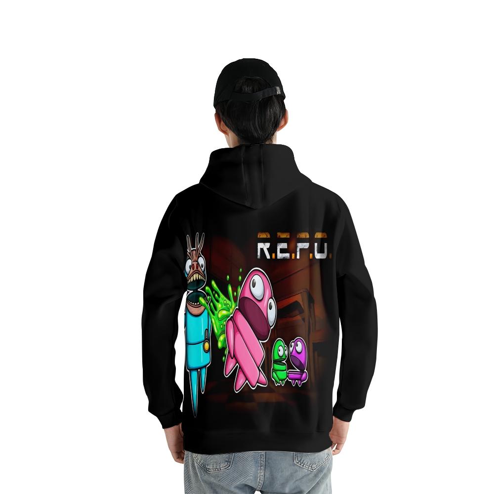 Men Women REPO Hoodies Streetwear Casual Graphic Printed Hooded Pullover Sweatshirts
