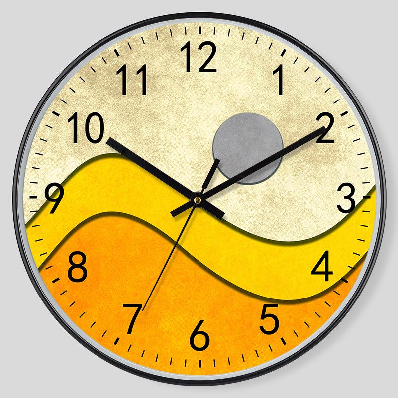 12 Inch 30CM Silent Wall Clock, Creative and Fashionable, Modern Home Clock, Living Room Simple Clock