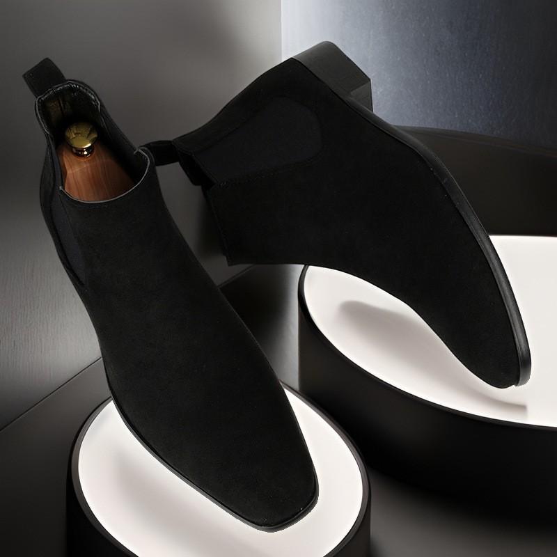 AutumnWinter Men's Chelsea Boots Fashion Men's Business Boots Plus Size 40-48