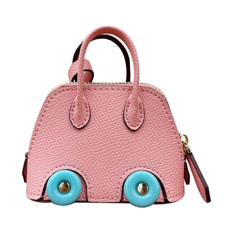 Mini Wheel Shell Bag Charm: Cute Coin Purse & Earphone Accessory - New Bowling Bag Charm