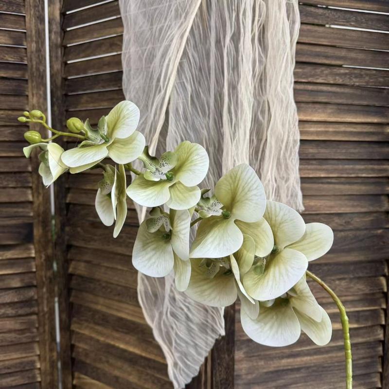 Künstliche Schmetterlingsorchidee Kunstblumen für Heimdeko Wohnzimmer Hotel Fenster Hochzeitsarrangement