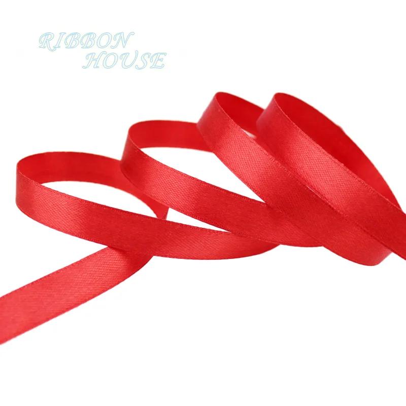 (25 yards/roll) 6mm Single-sided Satin Ribbon Woven Ribbon Gift Packaging Christmas Decoration Handmade Ribbon DIY Wholesale