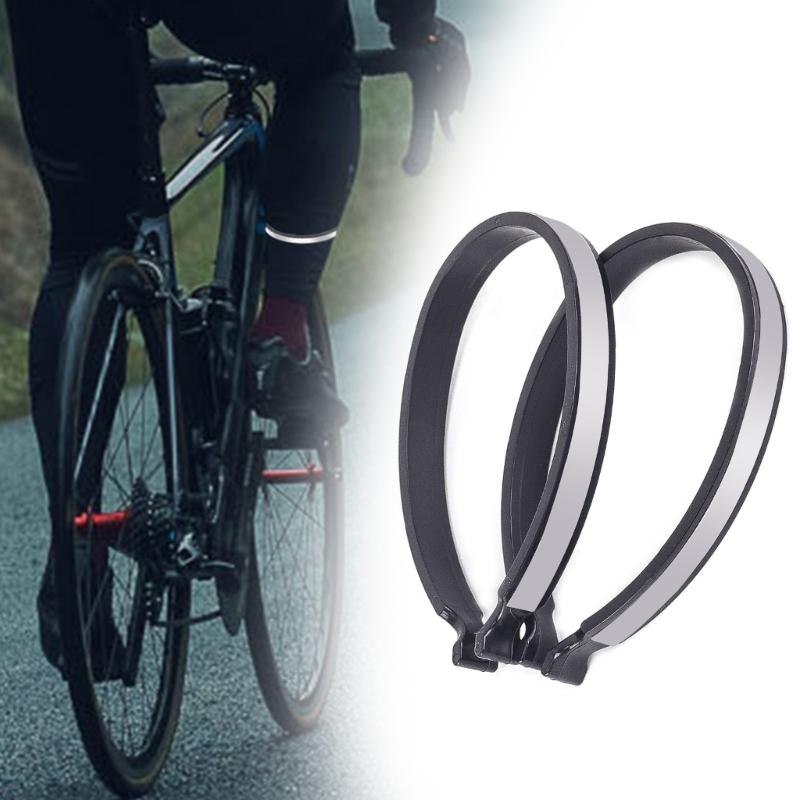Reflective Trouser Pant Clip Cycling Ankle Safety Band Reflector Cycling Trouser Wrap Clip for Men Women Ankles