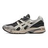 Asics Gel-1090 V1 Tessuto Pelle Sintetica Confortevoli Versatili Scarpe Casual Lifestyle Basse Unisex Scarpe Casual Grigio Beige 1203A243-026