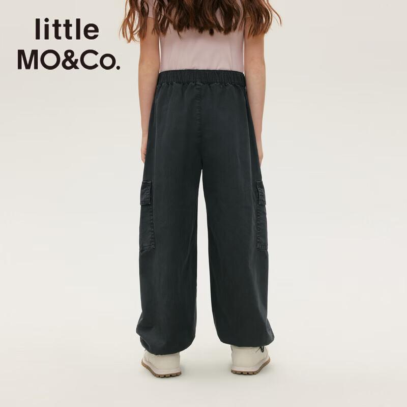 little MO&Co. Kids' Cotton Straight-Leg Cargo Pants