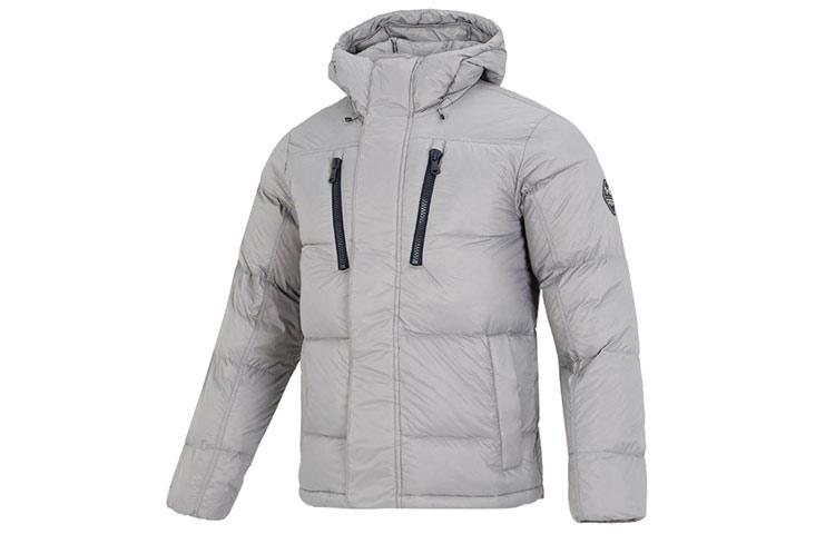 Under Armour Down Jackets Men s Light Gray Hooded Moderate Other 1375437-294 L