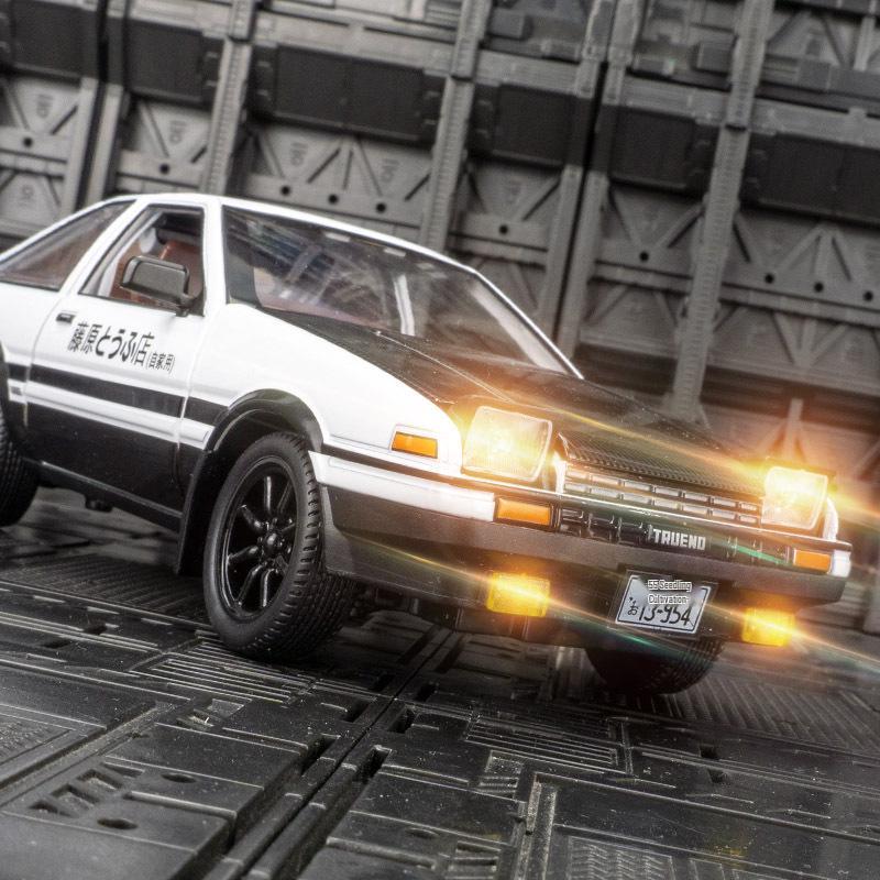 

Jianyuan 2407A-2 AE86 Akina Mountain Initial D Alloy Sports Car Model Ornament