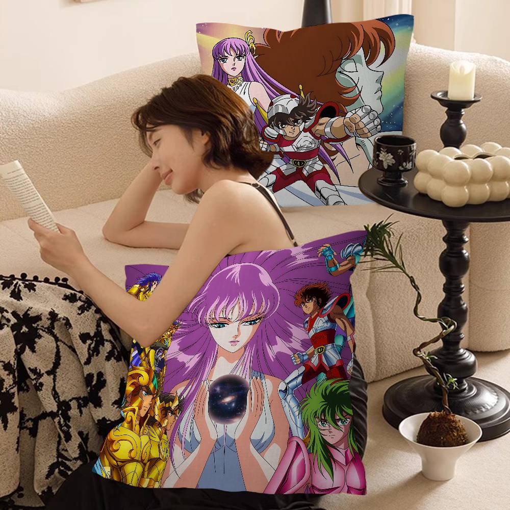 Japanese Hot Anime S-Saint Seiya Cushion Cover Decorative Pillow Sofa Home Decor Case Pillow Cases