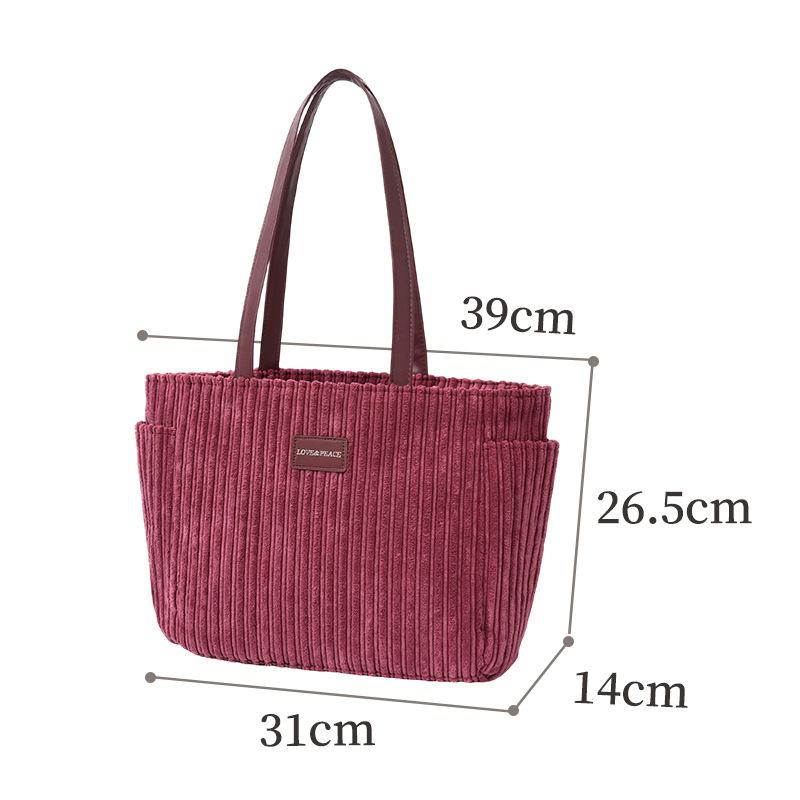 

Fashion Vintage Shoulder Bag for Women, Large Capacity Tote Bag, Casual Commuting Handbag for Daily Use and Shopping вино красного