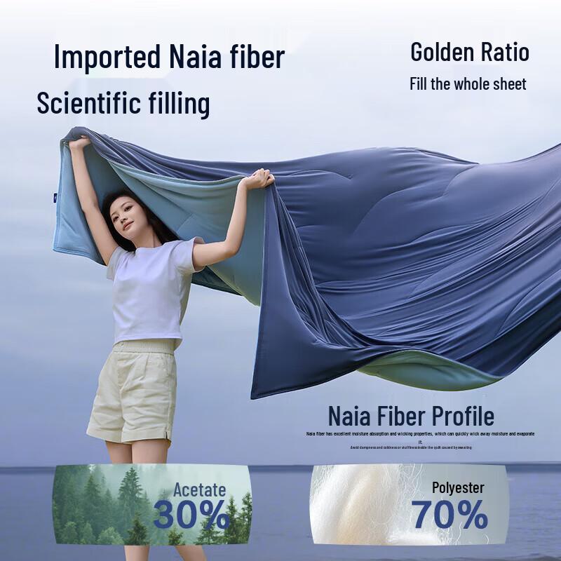 HLA Dual-Feel Antibacterial Summer Quilt