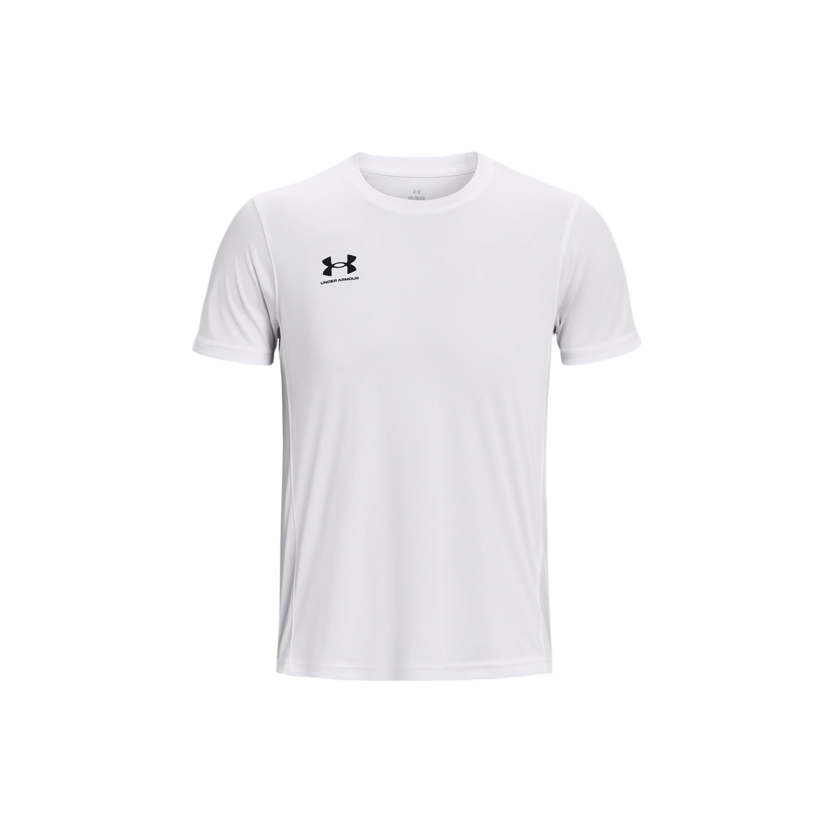 

Under Armour Fitted Logo Print Crew Neck Quick Dry Moisture Wicking Short Sleeve T-Shirt Men Tops White 1379589-100 XXL