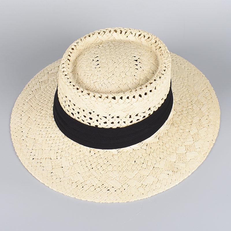 Summer Sun Hat Women 2026 Outdoor Travel Casual Straw Beach Cap Wide Brim Dome Fedora Sombrero Panama Cap