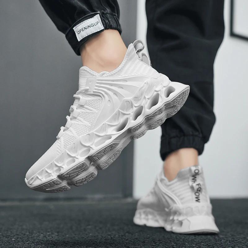 Men's Athletic Mesh Sneakers Lightweight Comfortable Running Shoes for Men Soft Sole Non Slip Casual Shoes Outdoor Walking