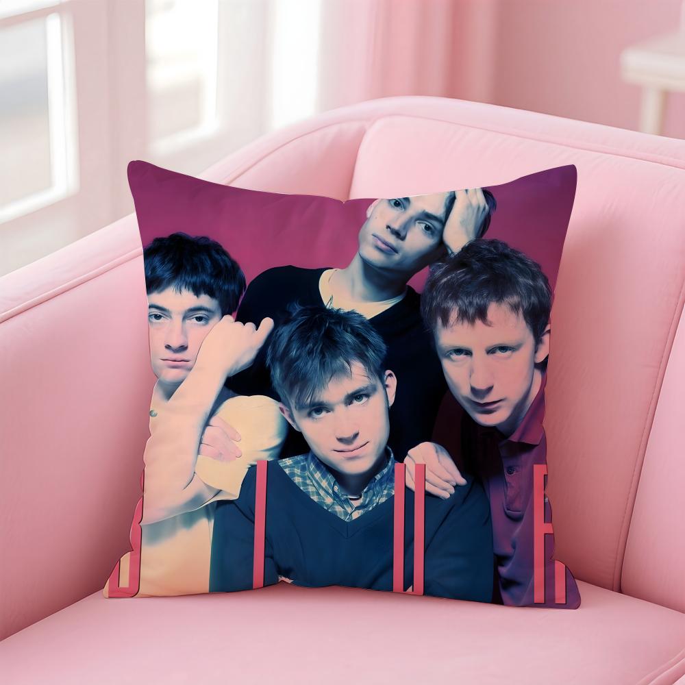 Blur Band Sänger Cool Kissenbezug Bequem Wendbarer Kissenbezug Ideal für Auto Sofa Schlafzimmer & Mehr