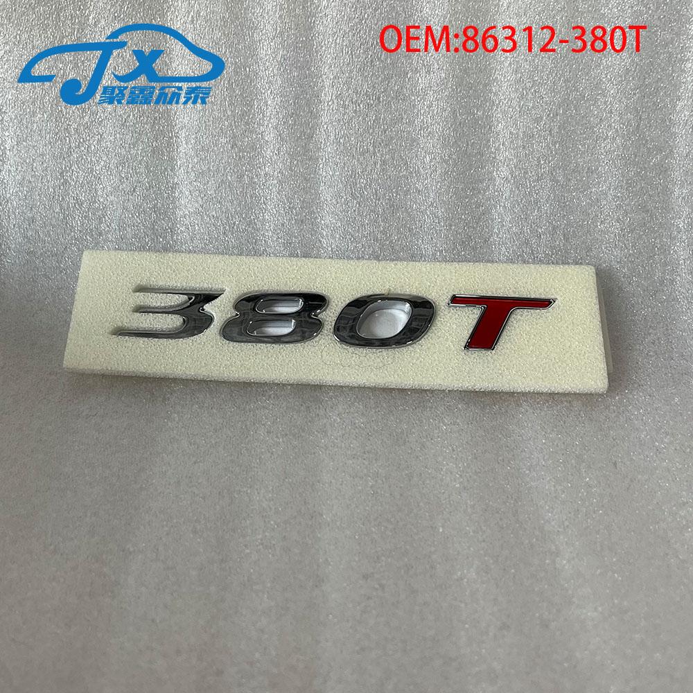 Označení objemu motoru 380t logo Pro HYUNDAI sonata DN8