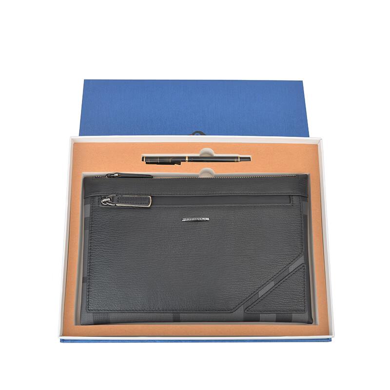 PLOVER Men s Fashion Leather Envelope Handbag