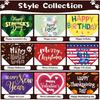 9 Pieces Dog Bandanas Scarf for Happy Halloween Birthday Party Supplies - Washable Triangle Kerchief Bibs for Cats and Pets - Costume Supply