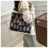 Linen Bag Hand-painted Cotton Sacks Jute Portable Imitation Sacks Linen Bags Shopping Bags Laminated Bags