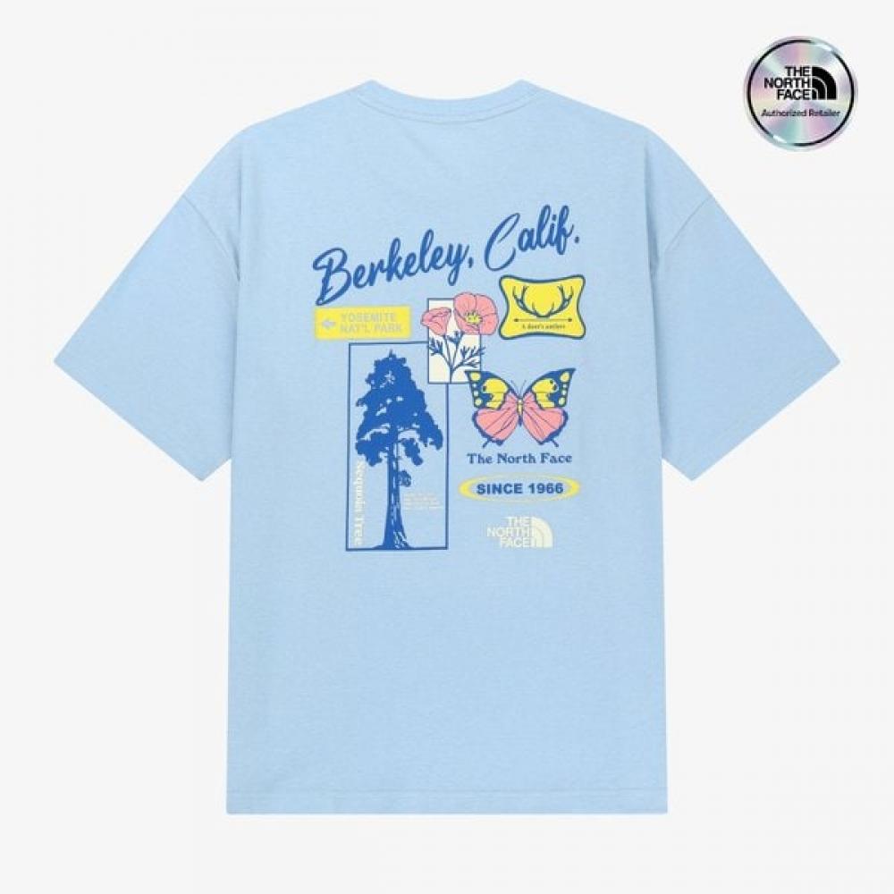 The North Face Berkeley Short Sleeve Tee Nt7us12m Light Blue