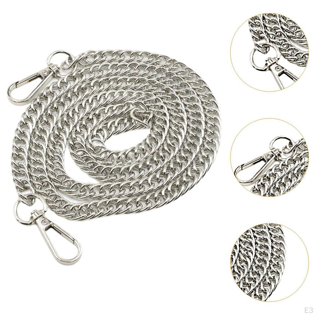 47 Inch Handbag Chain Strap, Bag for Small Crossbody Bag, Clutch, DIY