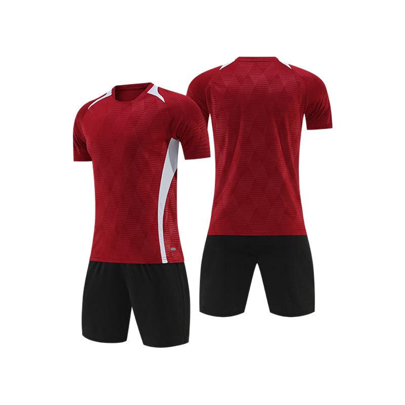 Short-sleeved Football Jersey Set, Competition Training Jersey, Adults and Children with The Same Jersey, Breathable Football Shirt