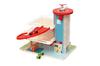 Scratch Wooden Multi-Story Parking Lot with Elevator, Wooden Toy, Ride-On Slope Toy, 6181085, Authentic