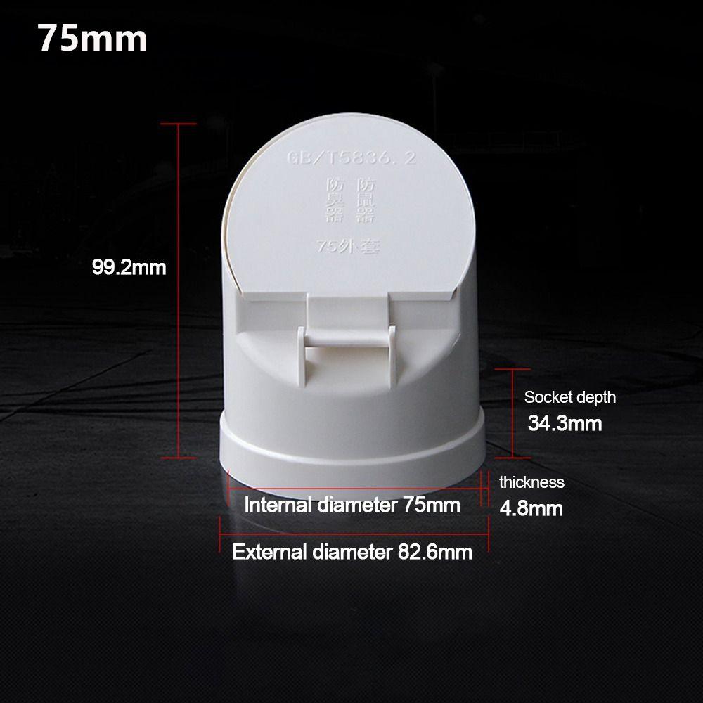 50-160mm Insect-proof Roof Cover Multifunctional Rain Pipe Cap  Outdoor Balcony Bathroom Accessory