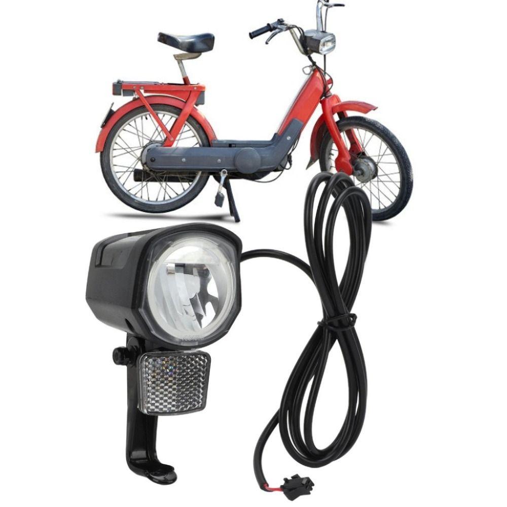 SM Plug Electric Bike Front Light 12V to 72V Electric Bike Headlight Ebike Headlight  Road Bikes