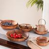 ZISIZ Acacia Wood Bowl Set