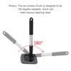 Alloy Rod Auto Windshield Brush Portable Reusable Washable Triangular Replacement Microfiber Cleaning Tool Accessories