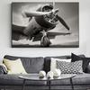 Vintage Aircraft Propeller Poster Prints Aviation Combat Aircraft Canvas Painting Wall Art Gift For Living Room Home Decor