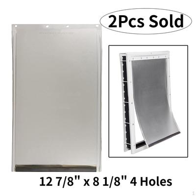 2x Durable Replacement Cat and Dog Door Flap Weather Resistant Freely Out Home Replace Compatible