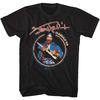 Jimi Hendrix – Rockgitarrist, Sänger, Songwriter-Ikone – Tournee 1969 – Kurzarm-T-Shirt für Erwachsene – Schwarz