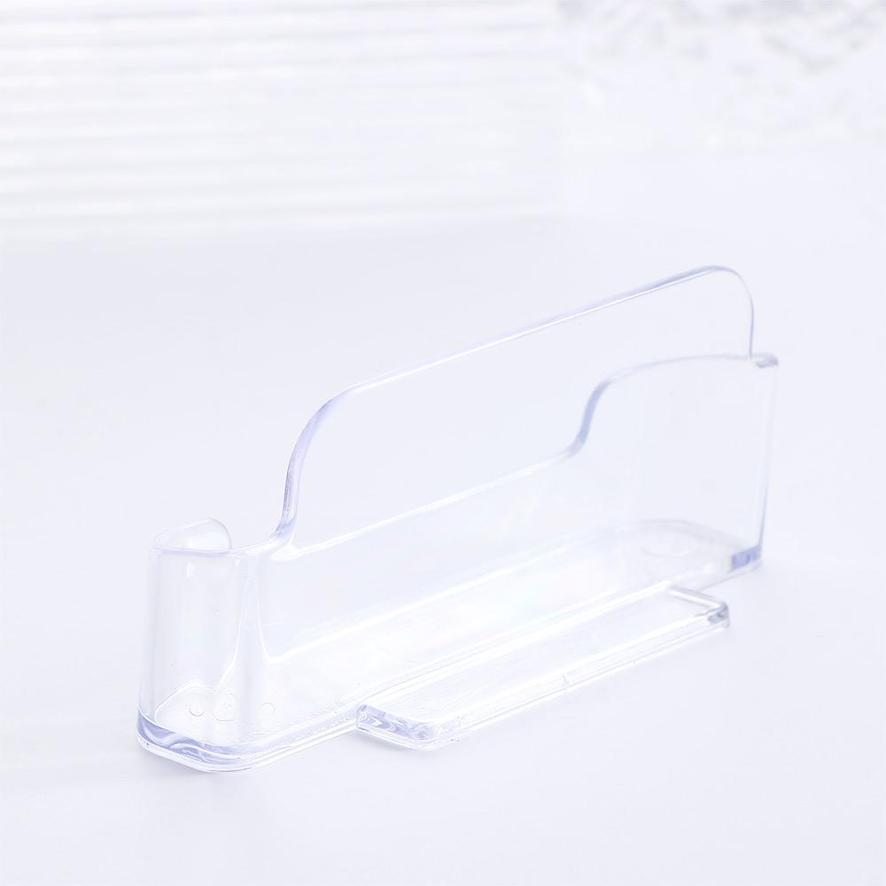 Transparent Desktop Storage Box Card Display Stand Desk Business Holders Business Card Holder