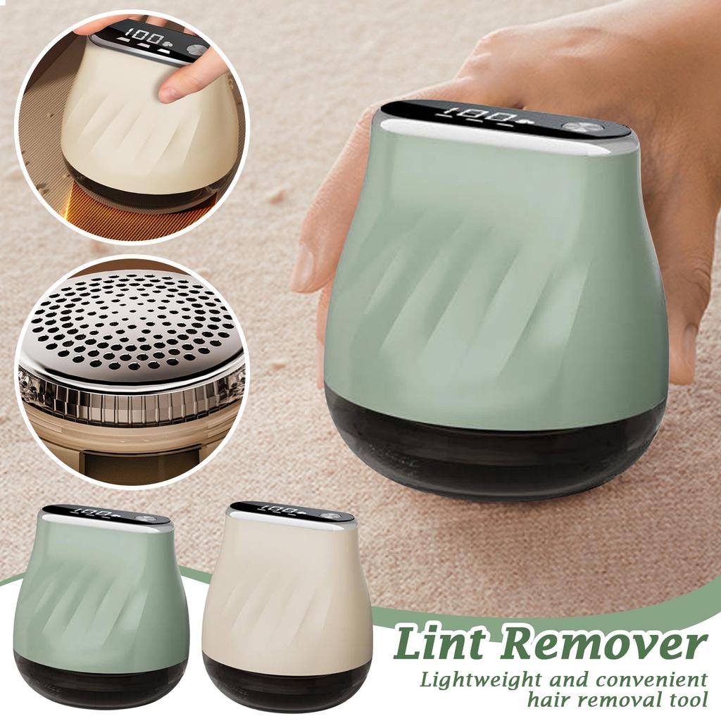 Hairball Trimmer-Digital Display Screen Convenient Home Shaver 2-in-1 Rechargeable Hair Remover