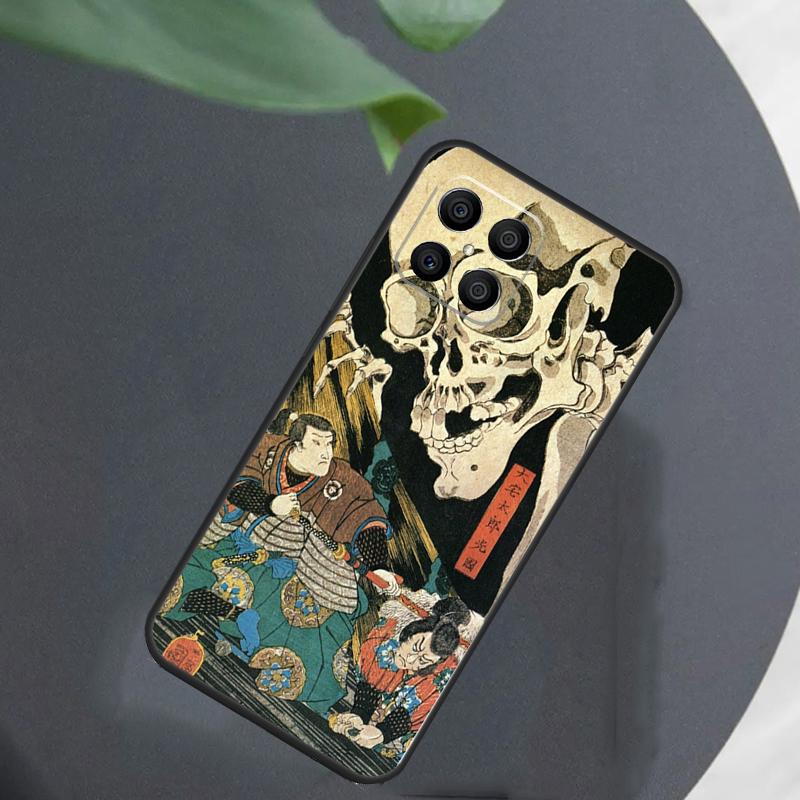 Japanese Samurai Art For Honor Magic 7 Lite 6 5 8 Pro Case For Honor 200 400 70 90 X8c X8b X9a X9b X9c X9d Win RT